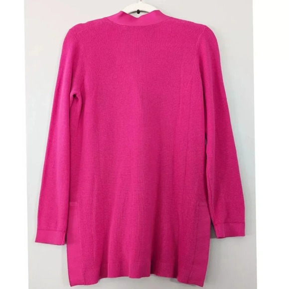 Gretchen Scott Grosgrain Heaven Hi-Lo Cardigan - Picture 8 of 10